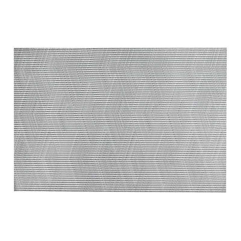 Vinyl No Pattern Rectangle Placemat, Silver
