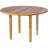 Ramsel EcoDecor's Rounded Solid Wood Outdoor Dining Table in Earthy Teak-1229909443-1228988232