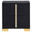 Jeremiah Black 2-Drawer Nightstand