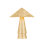 Foxton Table Lamp in Warm Leaf