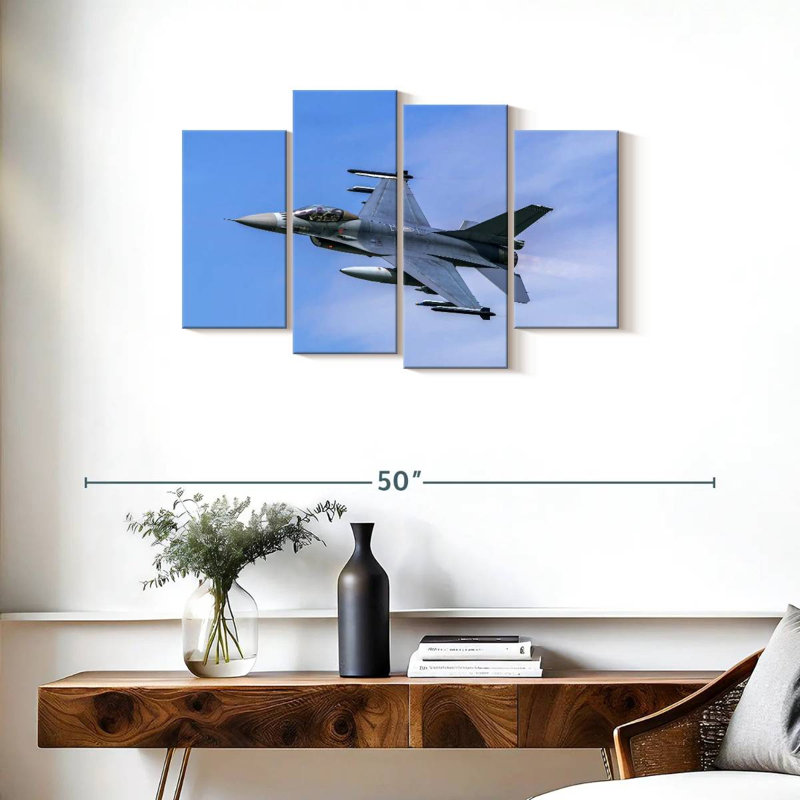 Mait Royal Netherlands Fighter Jet, 22" H x 36" W