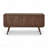Contemporary Walnut Wood Media Cabinet / Solid Walnut