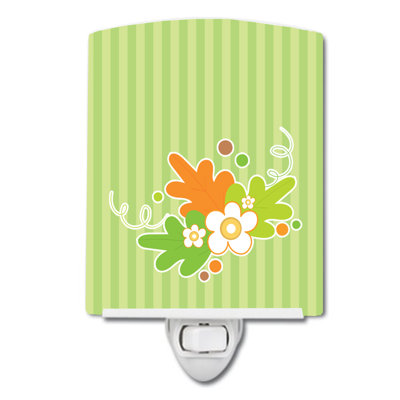 Fall Leaves Ceramic Night Light