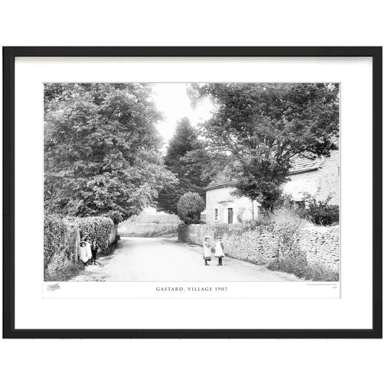 Gastard, Village 1907 - Single Picture Frame Print