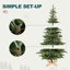 Arbre de Noël artificiel pré-éclairé-1760775910