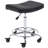 Ciree Swivel Upholstered Adjustable Height Counter Stool with Metal Frame-372373450