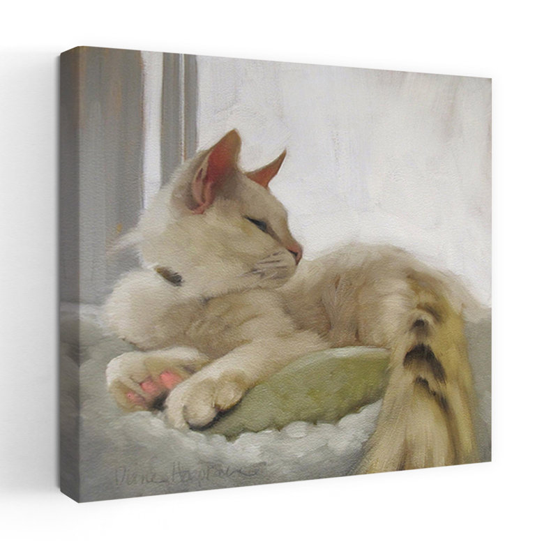 À travers la fenêtre, art contemporain pour chat, H 18 po x l 18 po