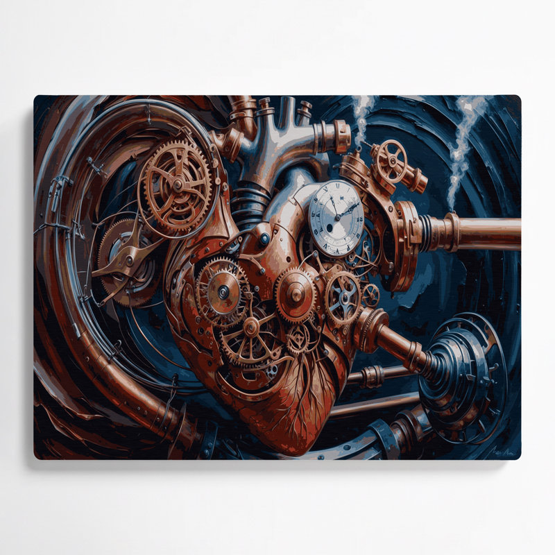 Art mural en métal Sci Fi, H 24 po x l 36 po