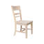 Chaise d'appoint en bois massif Mayores