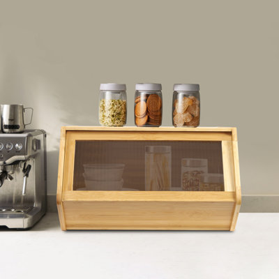51Cm Freestanding Modern Organizer Cabinet Bamboo Storage Cabinet