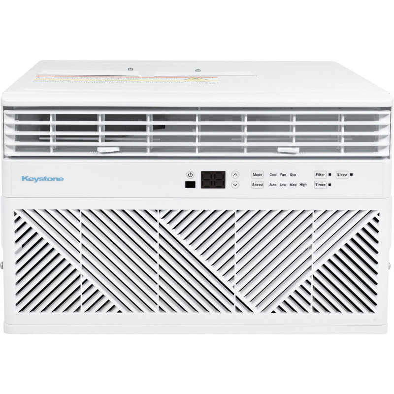 Keystone 8,000 BTU White Window Air Conditioner with Remote