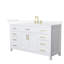 Beckett 60" Freestanding Single Bathroom Vanity with Quartz Top-1973926515-1973926514-1973926526