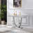 Bruneta 46.85'' Marble Top Console Table-602529383-602529385