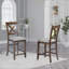 Ensemble de chaises à hauteur de comptoir pour 4 personnes, chaise de cuisine avec siège rembourré, tabouret de bar à hauteur de comptoir pour salle à manger-1124858410