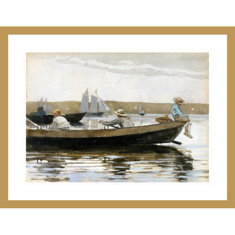 «Dory» par Winslow Homer - Impression sur toile, H 22,82 po x l 29,5 po