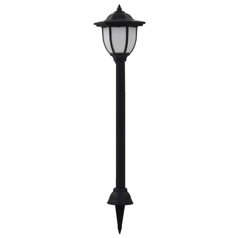 Aarabella Black Solar Powered Integrated LED Pathway Light Pack