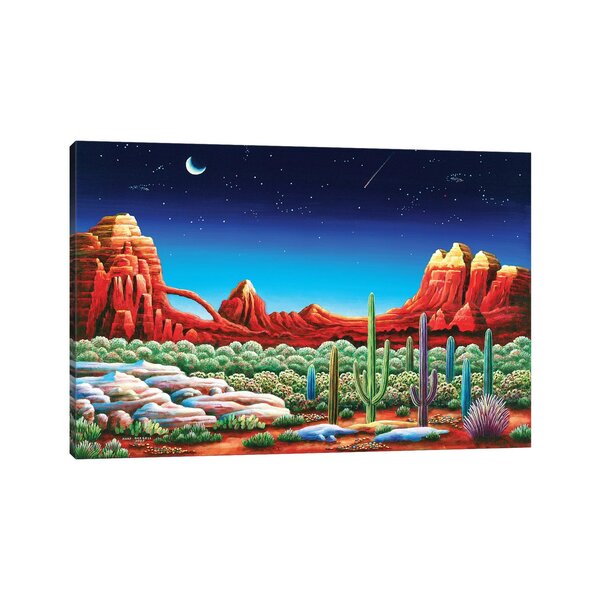 Bless international Red Rocks V On Canvas by Andy Russell Painting ...