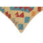 Oreiller rustique en kilim tissé à la main Caballer - 17 po x 18 po Rustic-283029682-283029695