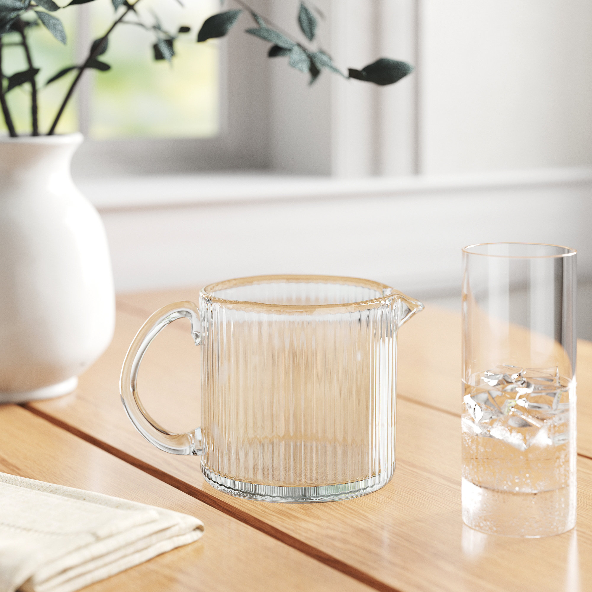Bertrad 12oz. Glass Pitcher