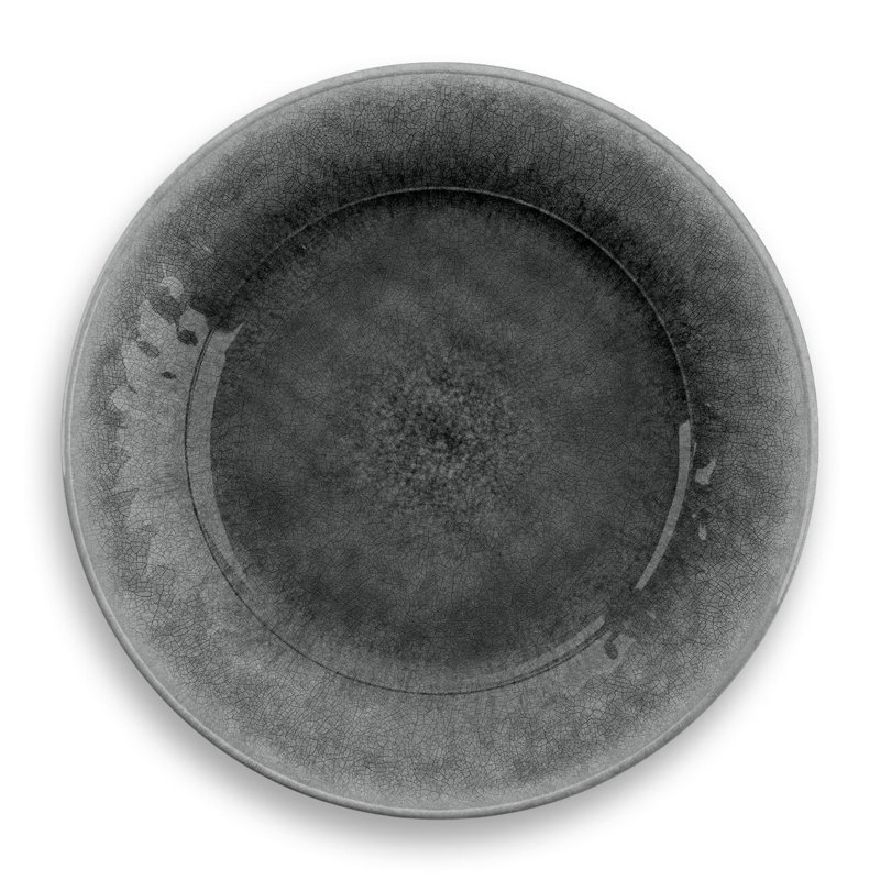 Keirin 27cm Melamine Dinner Plate, Grey