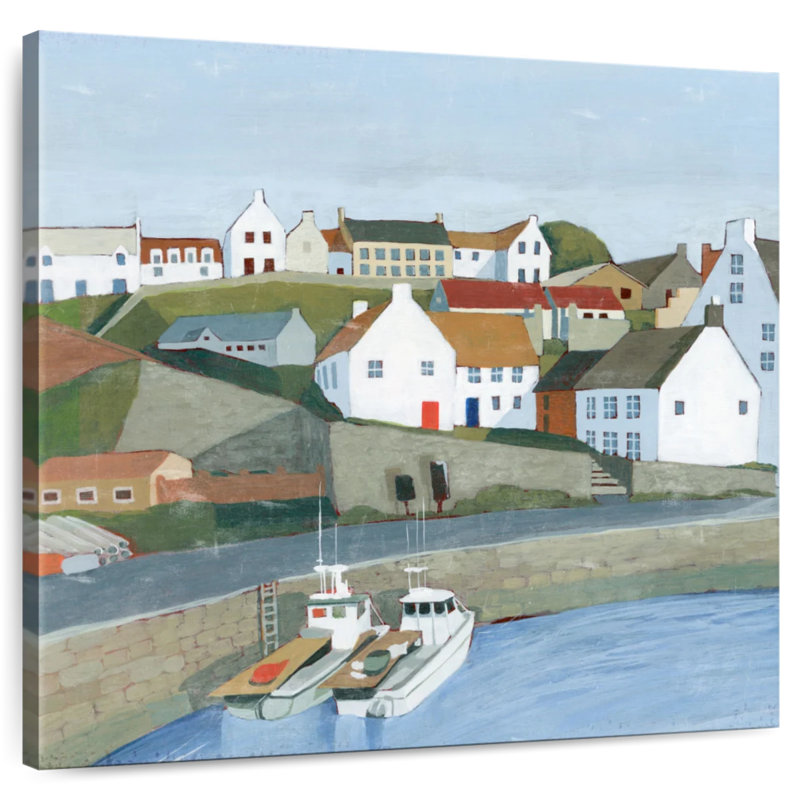 Gillard Old Coast Town I, 20" H x 20" W