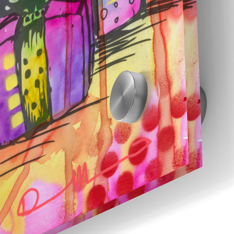 «Christmas Tree» par Dean Russo, art en verre acrylique, H 36 po x l 24 po x P 0,2 po