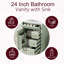 Meuble-lavabo 24 po avec lavabo en céramique-1733350329