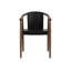 ARAN DINING ARMCHAIR - ONYX LEATHER