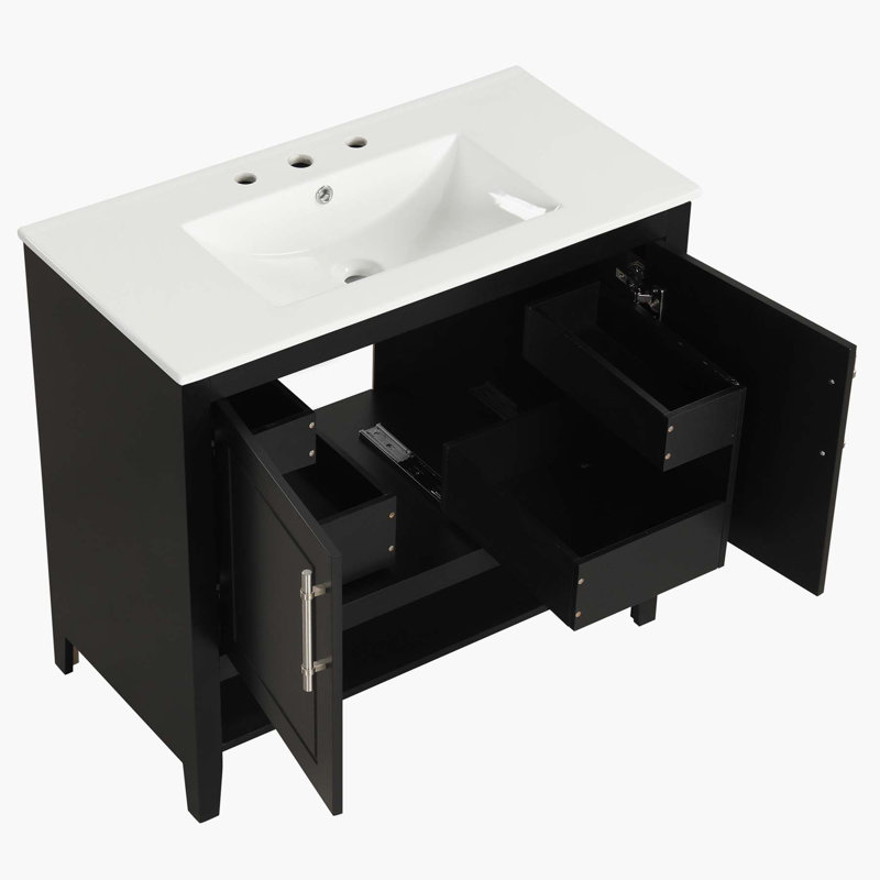 Meuble-lavabo polyvalent avec des matériaux de haute qualité et un design élégant