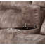 Zubaida Two Tone Chocolate Velvet Recliner Loveseat W/USB Port & Console-2074374262