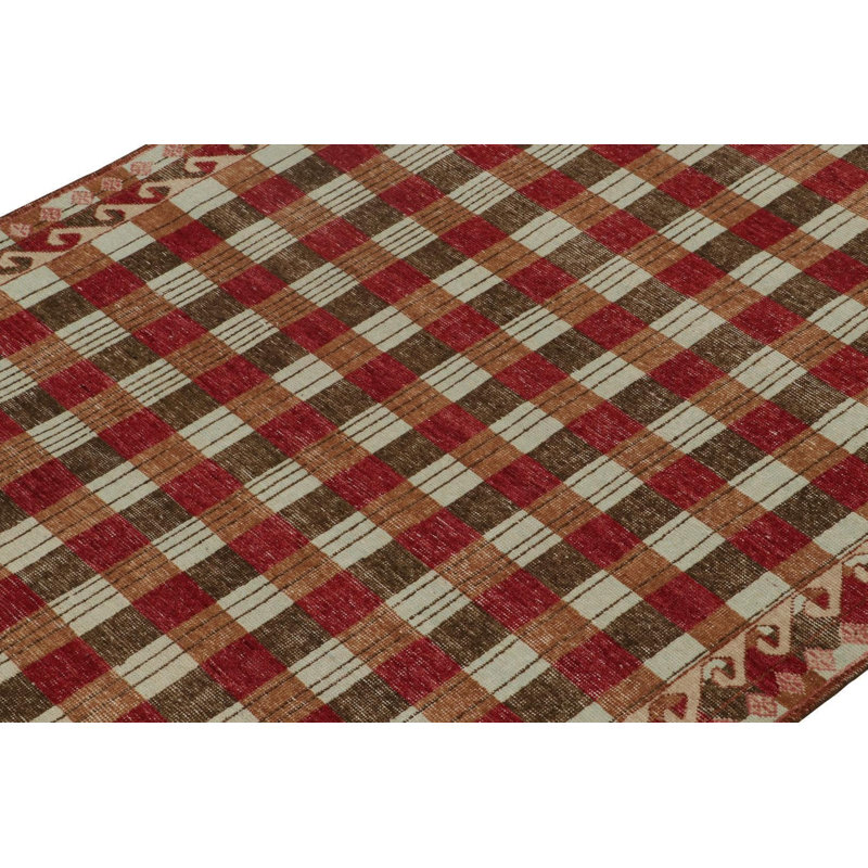 Homage Hand Knotted Wool Geometric Area Rug, Rectangle 10' x 14'