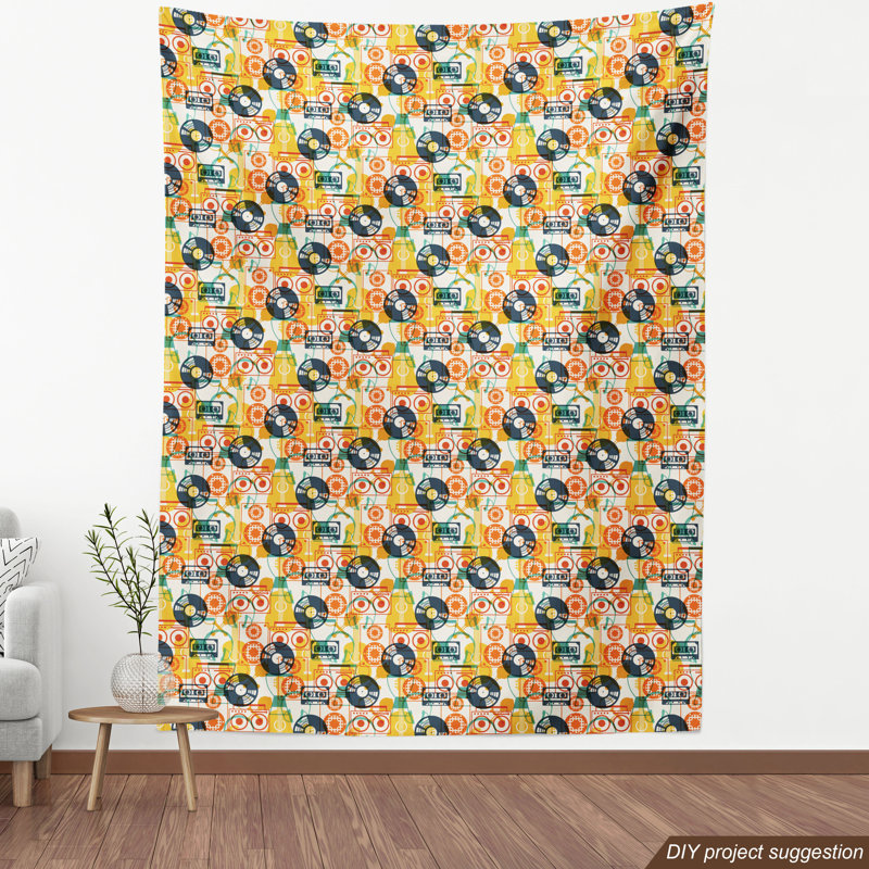 Tissu musical, l 36 po x L 360 po