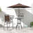 Aalbert 2 - Person Patio Dining Set with Round Table-1601572667