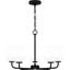 Sirkka 5-Light Matte Black Chandelier-113918084