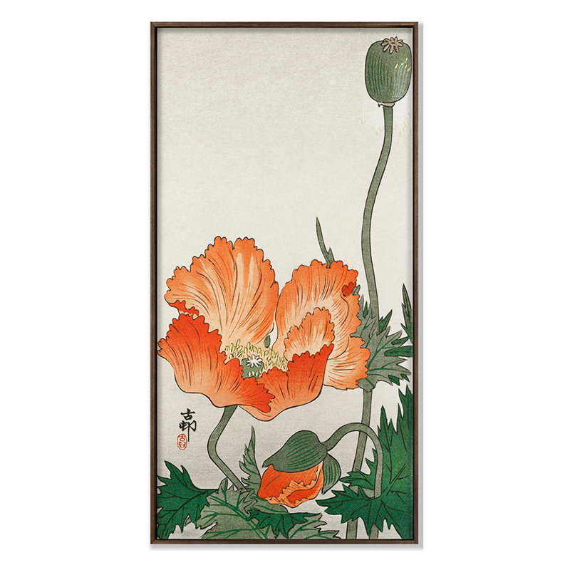 Orange Poppy Print by Grand Archives
