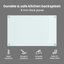 Vidaxl Kitchen Backsplash Tempered Glass Surface Modern Decor Home Style Chic-124755324-124755318