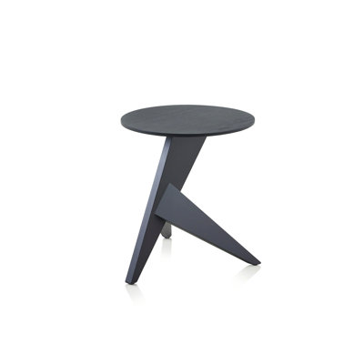 Medici Solid Wood Abstract End Table