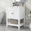Meuble-lavabo moderne avec tablette ouverte-2076899633