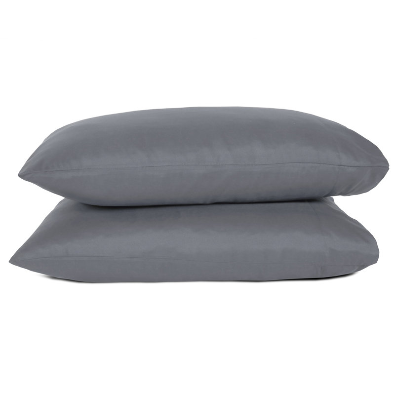Microfiber Pillowcase - Set of 2, Dark Gray