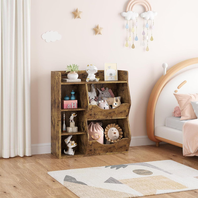 Bibliothèque pour enfants 3 niveaux, Brun