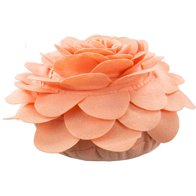  Polyester Throw Flower Pillow Cover
