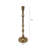 Bronze Taper Candle Holder With Bead Accents – Transitional Style For Ambient Lighting-334238923