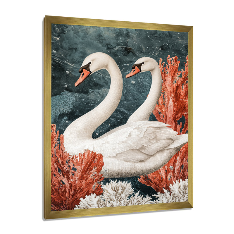 Ayling - Animals Wall Art, H 32 po x l 16 po, Reproduction encadrée d'une seule photo, Doré