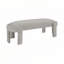 Velvet Fabric  Upholstered Bench-1338497110