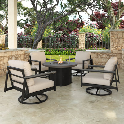 Townsend 5-Piece Outdoor Seating Group with Sunbrella® Cushions