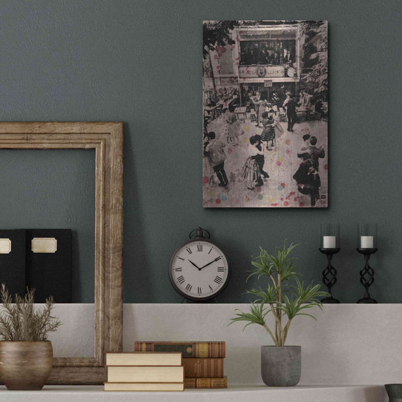 Luxe Metal Art «Dance With Me» par DB Waterman, Met «Dance With Me» par DB Waterman, H 16 po x l 12 po