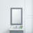 Bernharda 22 in. W x 32 in. H Modern & Contemporary Rectangular Framed Surface-Mount Bathroom Vanity Mirror in Charcoal Gray-1368959435-1368959445