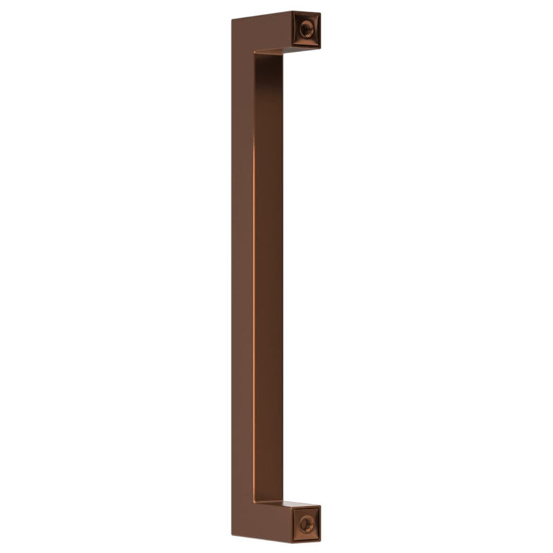 Acier inoxydable avec poignées d'armoire vidaXL, 6,3 po, Bronze
