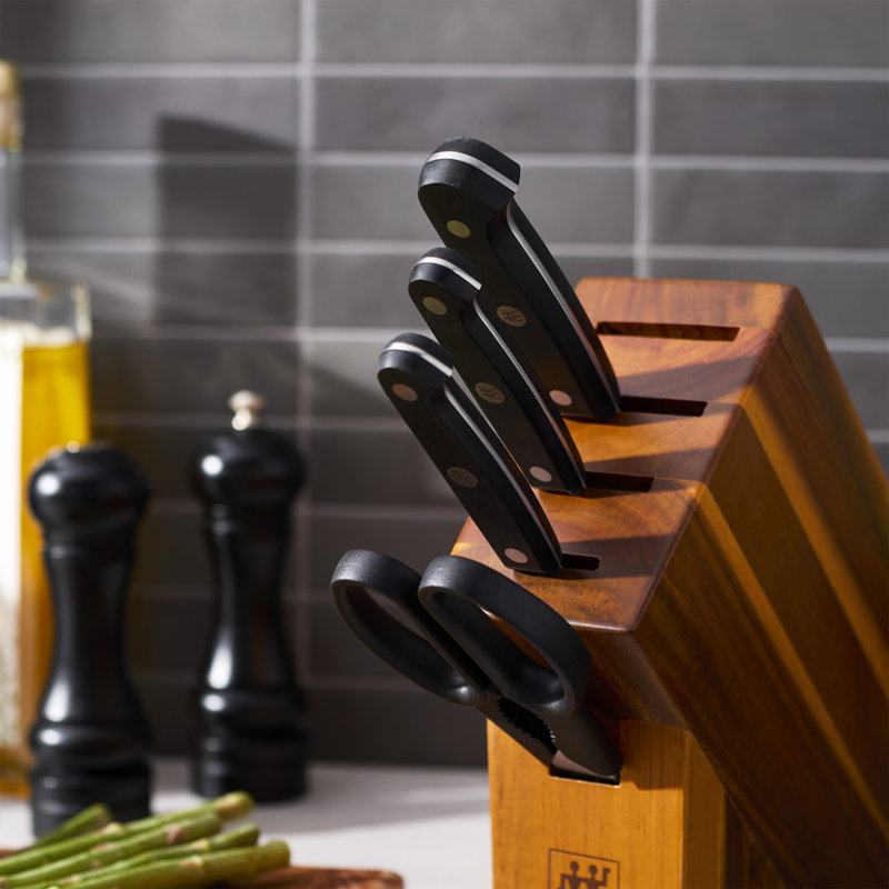 ZWILLING Gourmet 6-Pc Knife Block Studio Set - Acacia