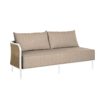 Havana 57" Wide Outdoor Loveseat with Cushions